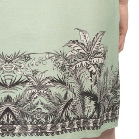 MAX STUDIO LONDON Plus Linen Blend Mini Shirt Dress - Picture 4 of 4